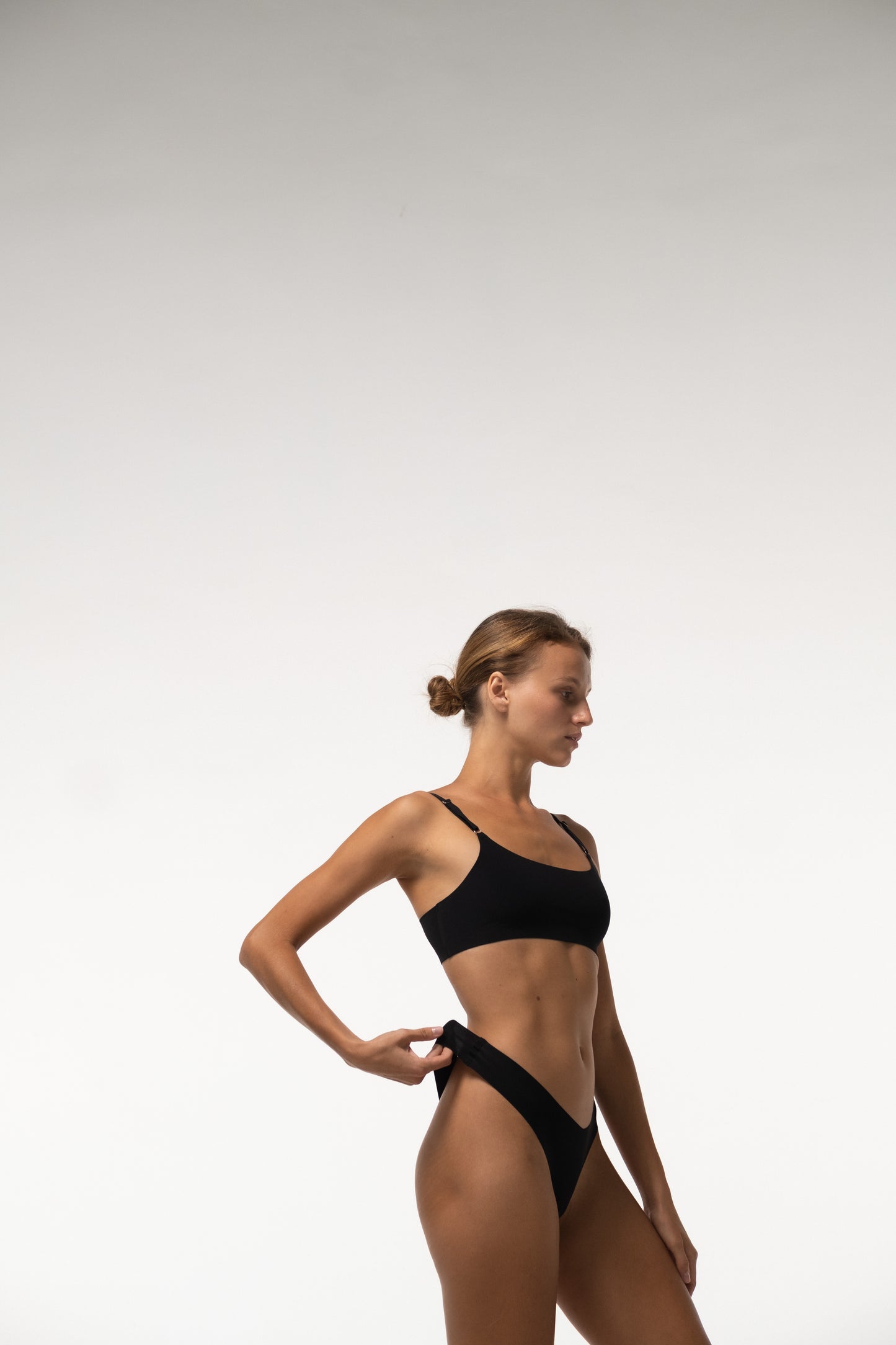 BRALETTE AND BRIEF SET BLACK