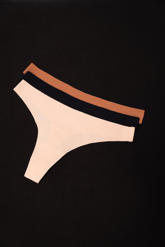 3-PIECE TANGA PANTY SET