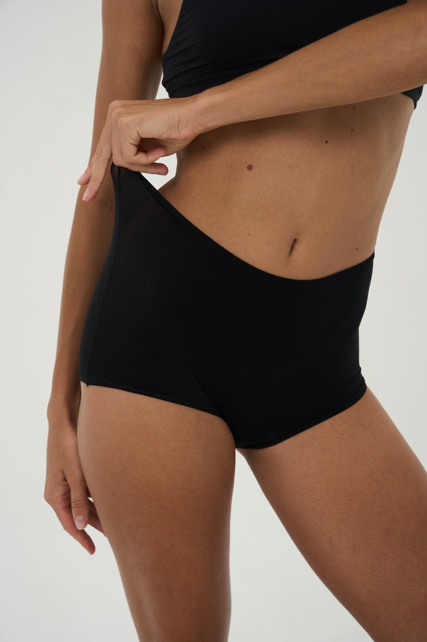 SEAMLESS SHORTS BLACK