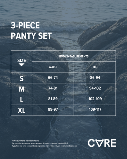 3-PIECE BRAZILIAN PANTY SET